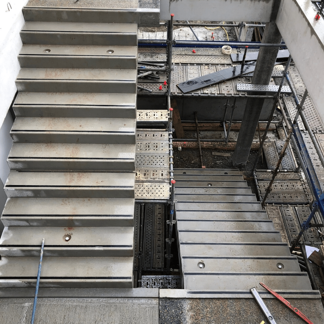 chantier groupe scolaire saint sebastien a landerneau restructuration du batiment college et extension de la salle de sport 1