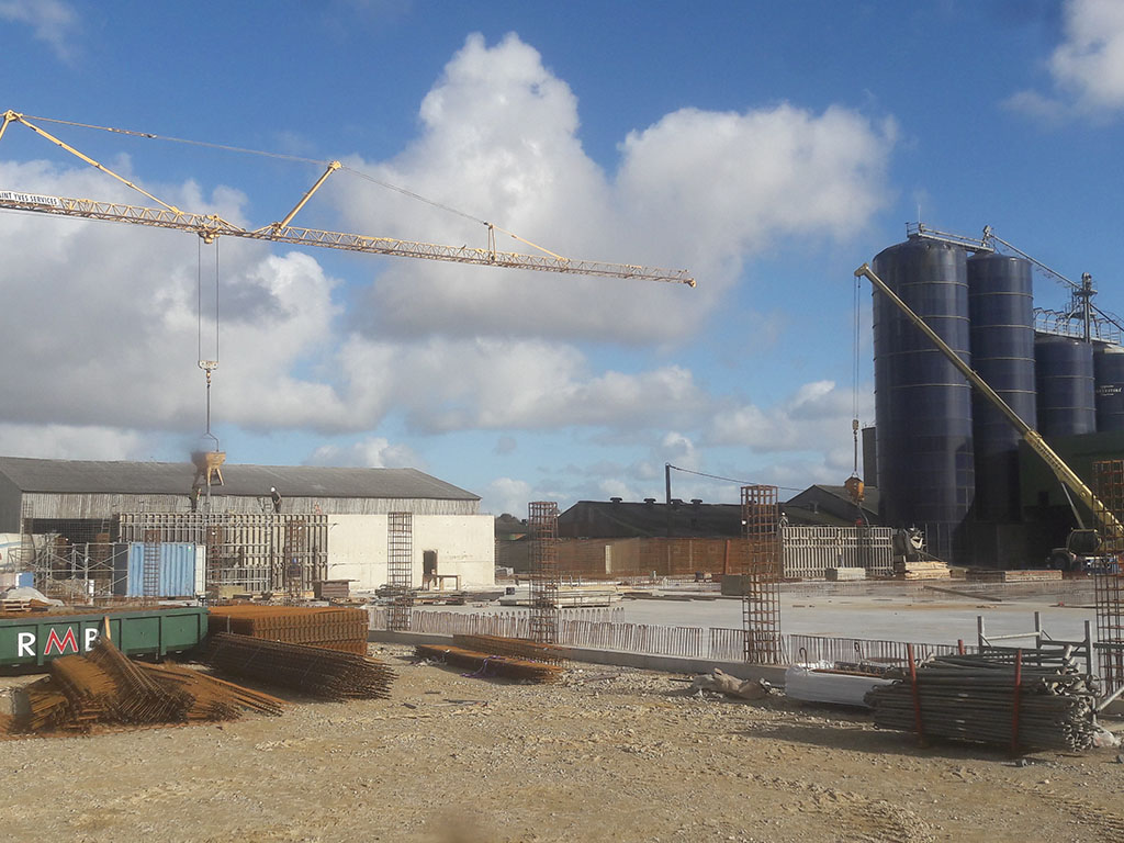 Construction d'une unité de compostage à Plouvorn (29) - Novello, expert du BTP en Finistère
