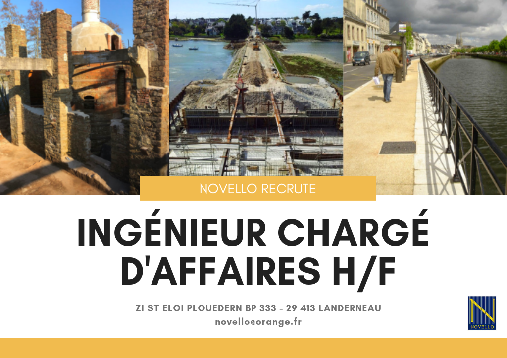 novello btp brest landerneau finistere recrute ingenieur charge affaires s