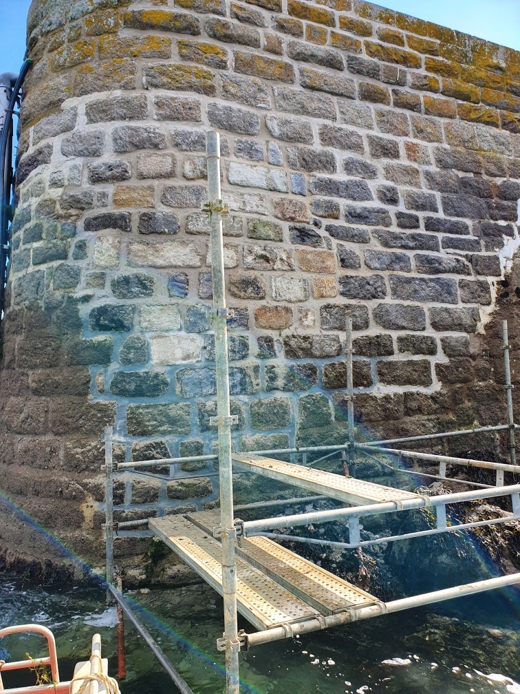 novello btp genie civil landerneau brest finistere chantier reparation mole le conquet 6