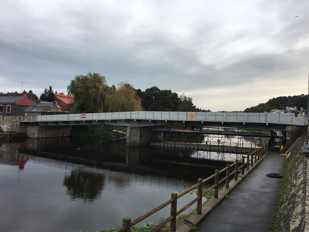 Réparation du pont de Lochrist (56) - Novello, expert du BTP en Finistère