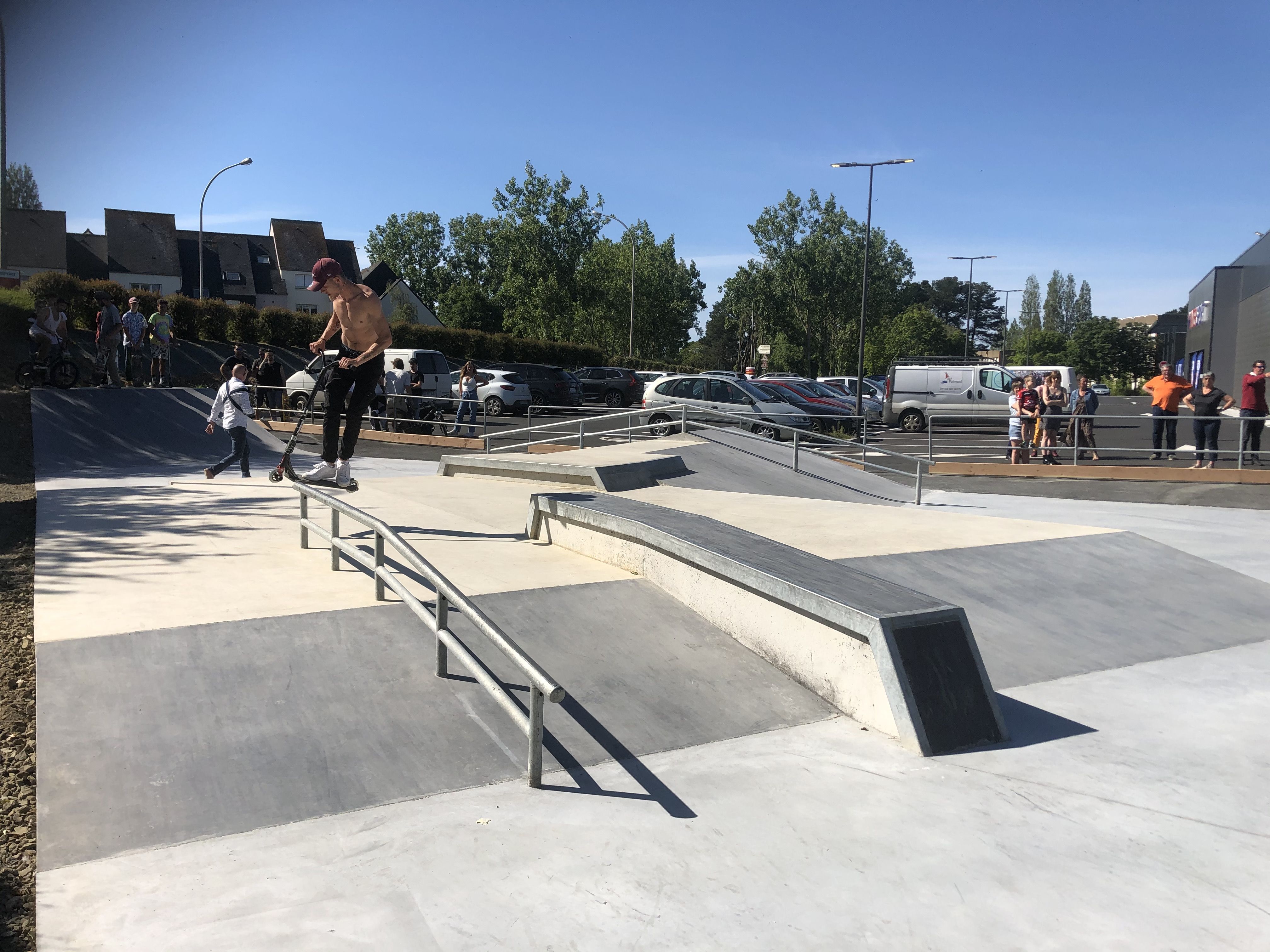 skate park à paimpol par novello BTP