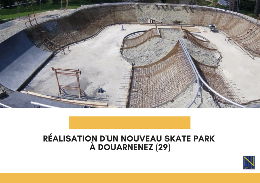 Réalisation d'un skate park à Pouldavid (29)